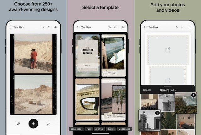 Unfold — лучшее приложение для историй в Instagram