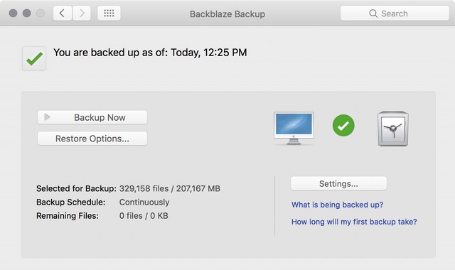 Backblaze - Best Backup Software for Mac