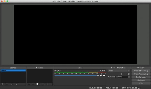 OBS - Best Screen Recorder for Mac