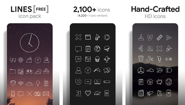 Линии — Icon Pack