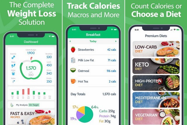 MyNetDiary - Best Diet and Nutrition App