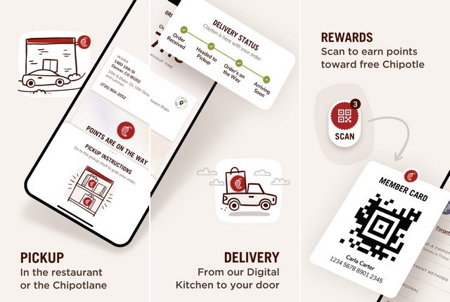 Chipotle - Fast Food Restaurant App