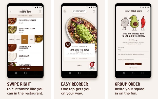 Chipotle - Best Fast Food Restaurant App