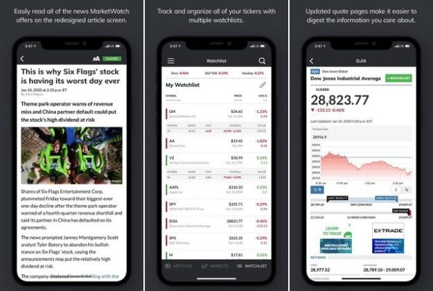 free download market watch app ios 7.1.2