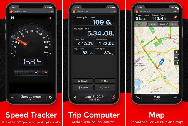 gps speedometer app for iphone