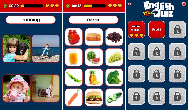Learn English Vocabulary Pop Quiz