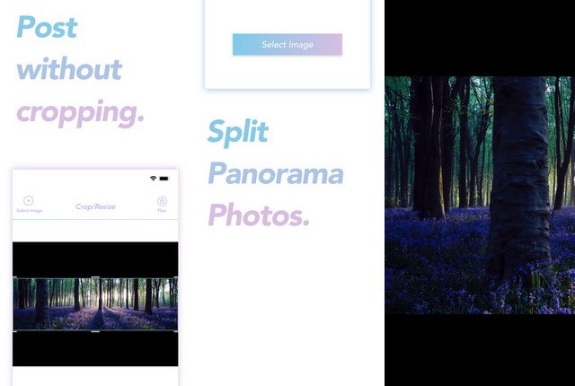 Panorama Split for Instagram