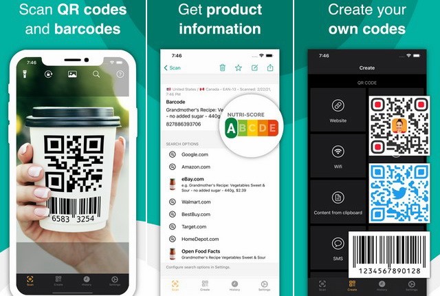 TeaCapps QR Code & Barcode Scanner