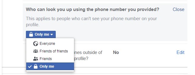 How to Hide your Phone Number from Facebook