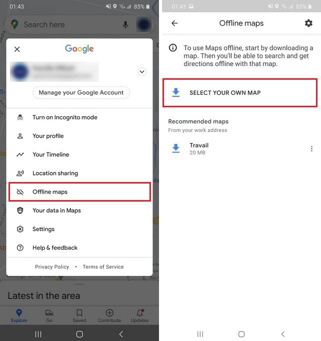 How to use Google Maps Offline