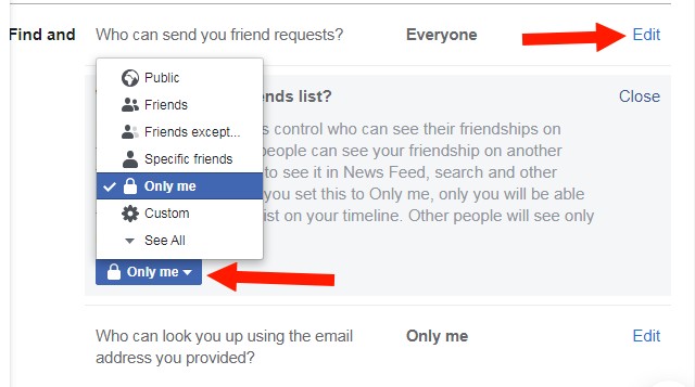 Make your Facebook More Private