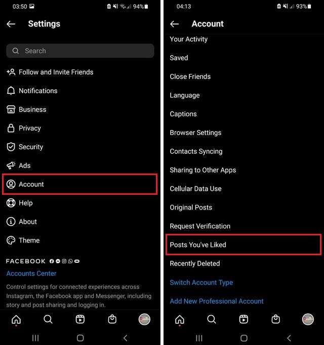 How to see all the posts you have liked on Instagram
