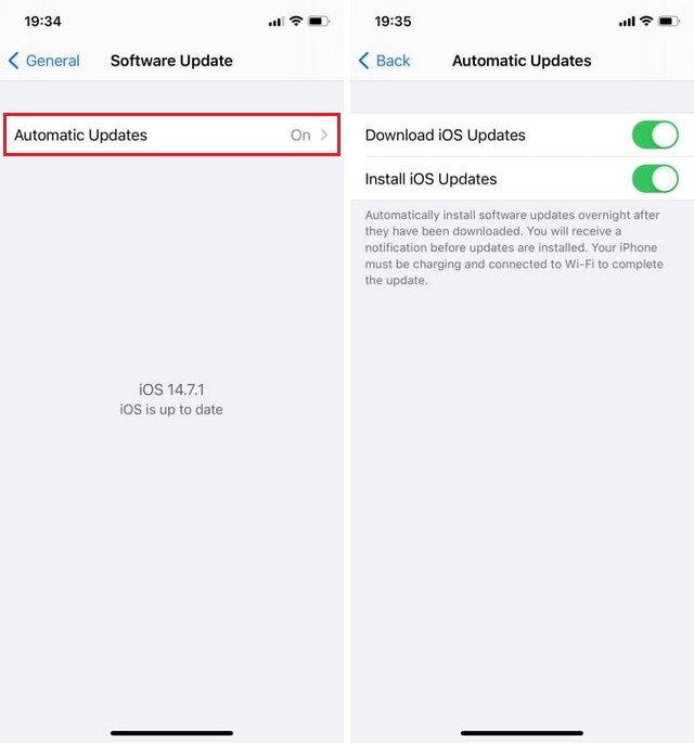 How to Turn On Automatic Software Update on iPhone