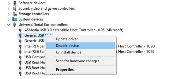 How to Disable USB Ports