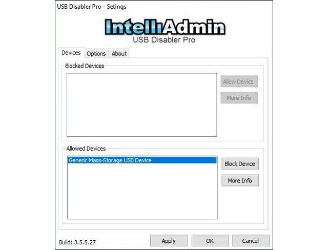 USB Disabler by IntelliAdmin