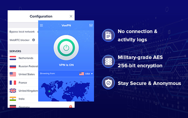 VeePN - Best Free VPN Chrome Extension