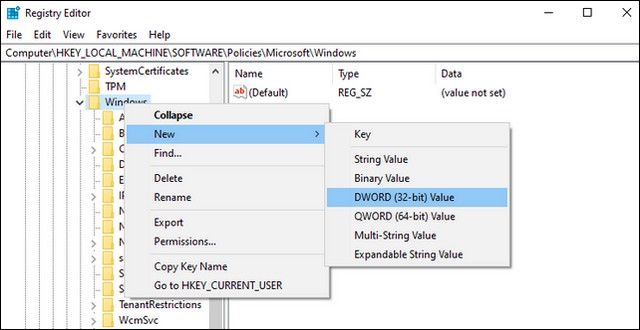 Registry Editor