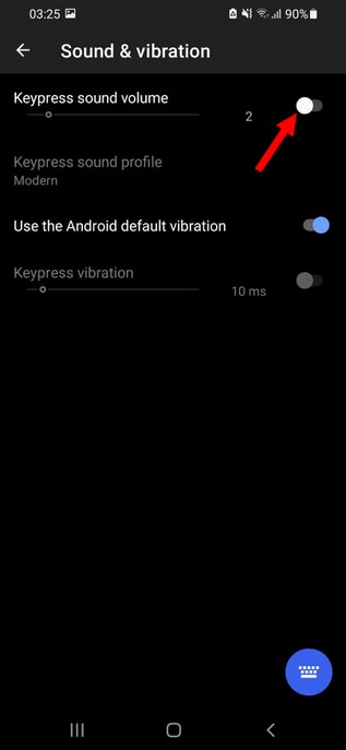 How to Turn off Keyboard Sound on Android
