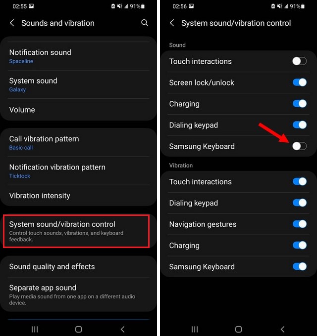 How to Turn off Keyboard Sound on Samsung