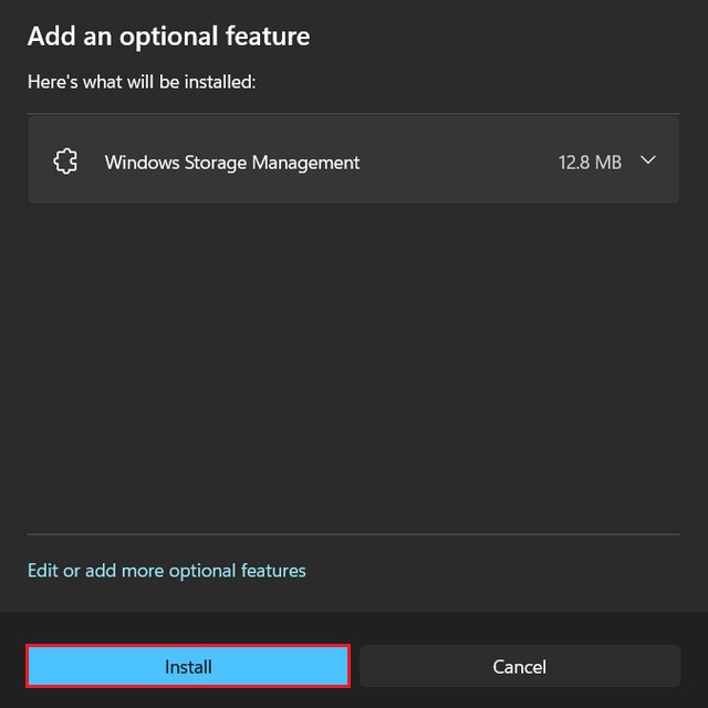 Install Optional Features On Windows 11