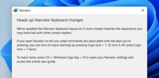 How to Turn On/Off Narrator in Windows 11