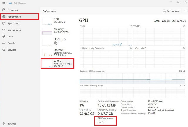 How to check GPU Temperature