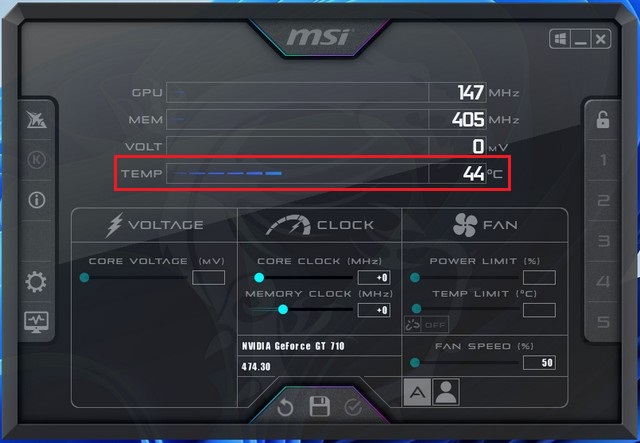 How to check graphics card temperature