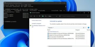 How to uninstall an update on Windows 11