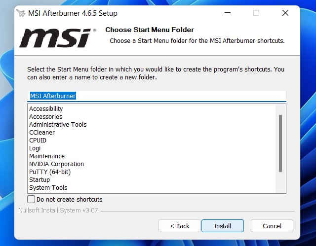 install MSI Afterburner