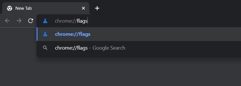 Chrome Flags page