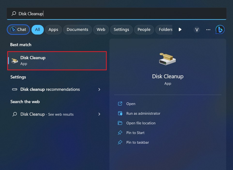 Disk Cleanup