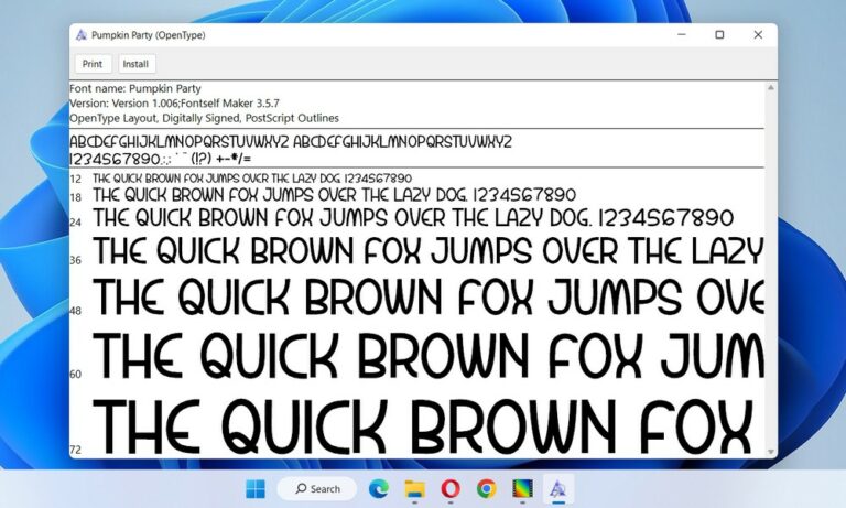 How to Install or Uninstall Fonts on Windows 11
