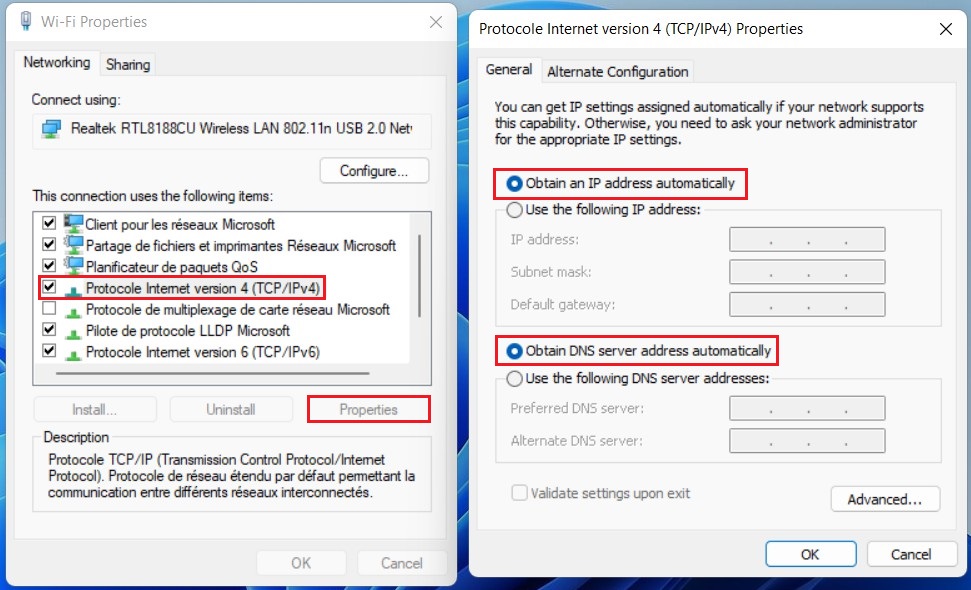 Reset Network Settings